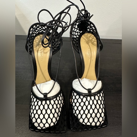 Bottega Veneta Shoes - Bottega Veneta Stretch Lace-up Sandal 38.5